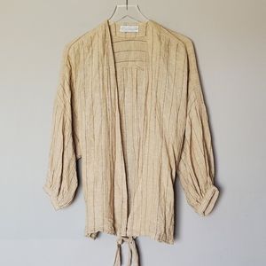 Urban Outfitters Tan Striped Tunic